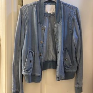 Anthropologie brand lightweight bomber jacket. Size medium